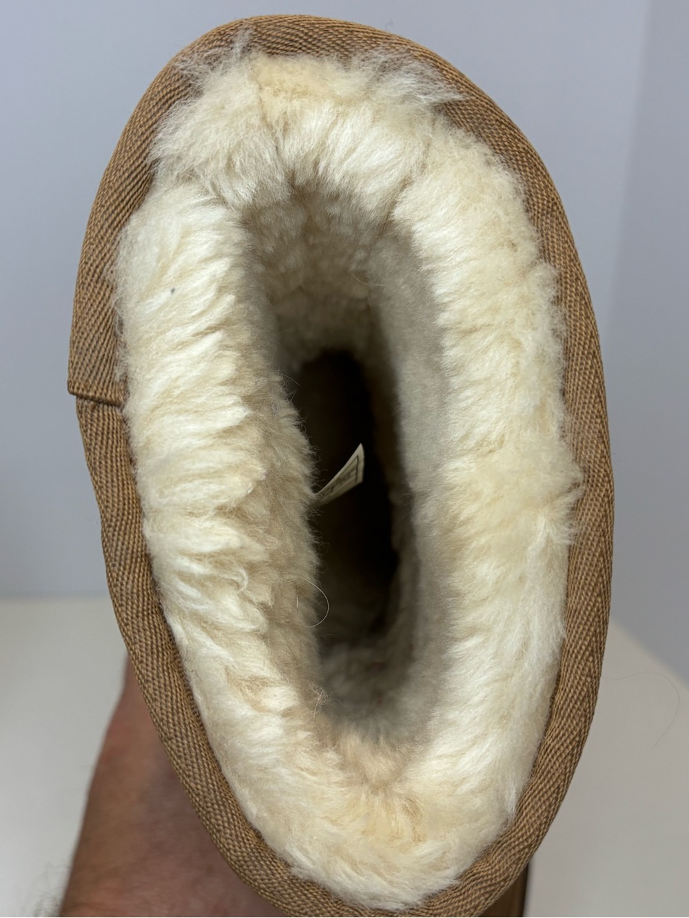 UGG Chestnut Brown Classic Shearling-Lined Suede Boots - Picture 11 of 12